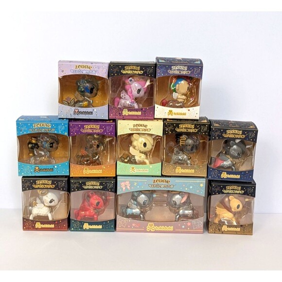 Tokidoki Unicorno Zodiac Series Vinyl Figures Complete Set of 12 New